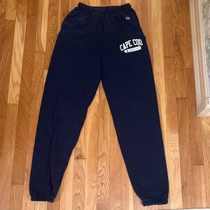 Champion Navy Joggers with Cape Cod Logo